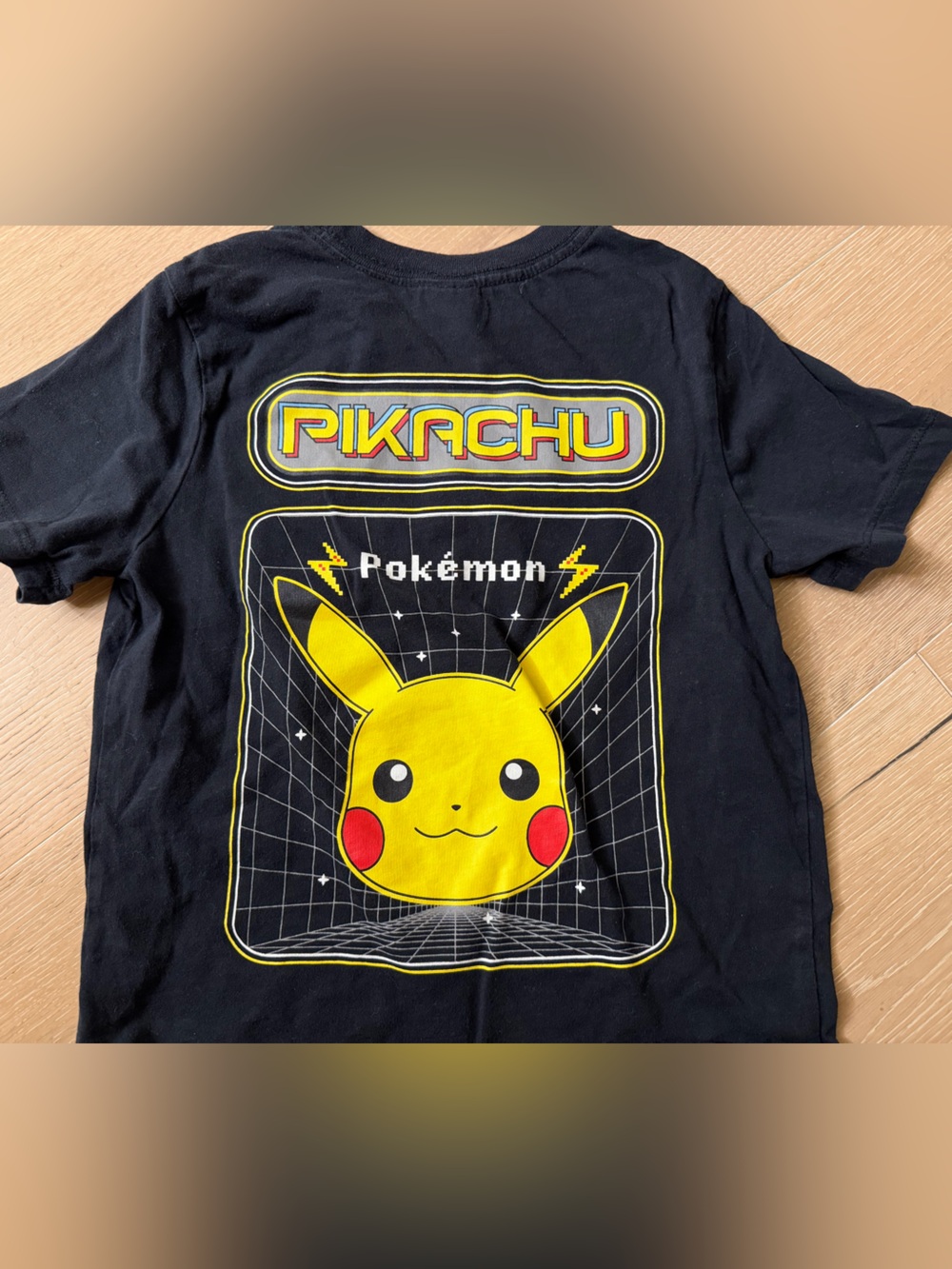 Hanna Andersson Black Tee with Yellow Pikachu Graphic - Picture 2 of 3